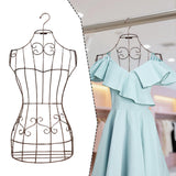 Maxbell Hanging Half Body Torso Mannequin Support Female Mannequin for Stores Sewing Bronze