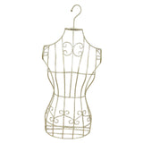 Maxbell Hanging Half Body Torso Mannequin Support Female Mannequin for Stores Sewing Gold