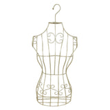 Maxbell Hanging Half Body Torso Mannequin Support Female Mannequin for Stores Sewing Gold
