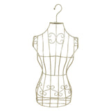 Maxbell Hanging Half Body Torso Mannequin Support Female Mannequin for Stores Sewing Gold