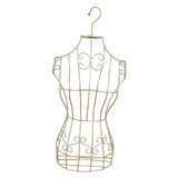 Maxbell Hanging Half Body Torso Mannequin Support Female Mannequin for Stores Sewing Gold