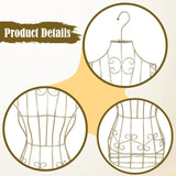 Maxbell Hanging Half Body Torso Mannequin Support Female Mannequin for Stores Sewing Gold