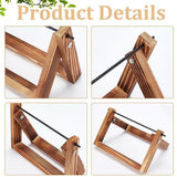 Maxbell Wood Yarn Roll Holder Dispenser Yarn Skein Holder for Crocheting Knit Sister 13.5cmx15.5cmx2.2cm