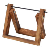 Maxbell Wood Yarn Roll Holder Dispenser Yarn Skein Holder for Crocheting Knit Sister 13.5cmx15.5cmx2.2cm