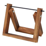 Maxbell Wood Yarn Roll Holder Dispenser Yarn Skein Holder for Crocheting Knit Sister 13.5cmx15.5cmx2.2cm