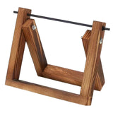 Maxbell Wood Yarn Roll Holder Dispenser Yarn Skein Holder for Crocheting Knit Sister 13.5cmx15.5cmx2.2cm