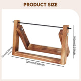 Maxbell Wood Yarn Roll Holder Dispenser Yarn Skein Holder for Crocheting Knit Sister 14cmx22cmx1.5cm