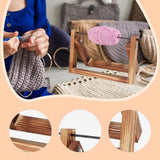 Maxbell Wood Yarn Roll Holder Dispenser Yarn Skein Holder for Crocheting Knit Sister 14cmx22cmx1.5cm