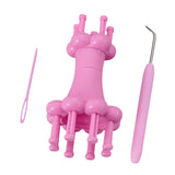 Maxbell Cord Weaving Tool Handmade Bracelet Maker Portable Knitting Loom Accessories