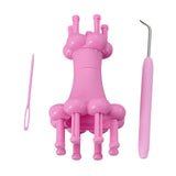 Maxbell Cord Weaving Tool Handmade Bracelet Maker Portable Knitting Loom Accessories