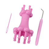 Maxbell Cord Weaving Tool Handmade Bracelet Maker Portable Knitting Loom Accessories