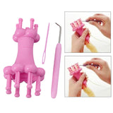 Maxbell Cord Weaving Tool Handmade Bracelet Maker Portable Knitting Loom Accessories