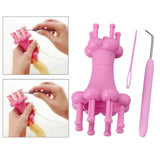 Maxbell Cord Weaving Tool Handmade Bracelet Maker Portable Knitting Loom Accessories