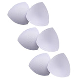 Maxbell 3 Pairs Removable Sports Bra Pads Inserts Sewn Sides for B/C Cups Breathable White
