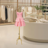 Maxbell Torso Half Body Ornament Iron Female Mannequin for Women Shop Sewing Display Gold