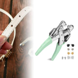 Maxbell Grommet Eyelet Pliers Tool Set Eyelet Hole Punch Plier for Crafts Bags Shoes