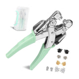 Maxbell Grommet Eyelet Pliers Tool Set Eyelet Hole Punch Plier for Crafts Bags Shoes