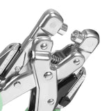 Maxbell Grommet Eyelet Pliers Tool Set Eyelet Hole Punch Plier for Crafts Bags Shoes