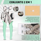 Maxbell Grommet Eyelet Pliers Tool Set Eyelet Hole Punch Plier for Crafts Bags Shoes