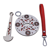 Maxbell Portable Wrist Yarn Holder Enthusiasts Macrame Adults Home Wrist Ball Holder Red