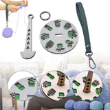 Maxbell Portable Wrist Yarn Holder Enthusiasts Macrame Adults Home Wrist Ball Holder Green
