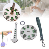Maxbell Portable Wrist Yarn Holder Enthusiasts Macrame Adults Home Wrist Ball Holder Green