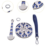 Maxbell Portable Wrist Yarn Holder Enthusiasts Macrame Adults Home Wrist Ball Holder Blue