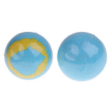 Maxbell Maxbell 2 Pieces 100g Women Bubble Bath Salt Essential Oil Bomb Balls Blue