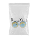 Maxbell Maxbell 2 Pieces 100g Women Bubble Bath Salt Essential Oil Bomb Balls Blue