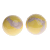 Maxbell Maxbell 2 Pieces 100g Women Bubble Bath Salt Essential Oil Bomb Balls Yellow