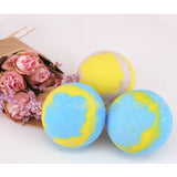 Maxbell Maxbell 2 Pieces 100g Women Bubble Bath Salt Essential Oil Bomb Balls Yellow