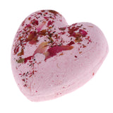 Maxbell Maxbell Heart Shaped Women Bubble Bath Salt Essential Oil Bomb Balls Pink Rose