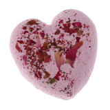 Maxbell Maxbell Heart Shaped Women Bubble Bath Salt Essential Oil Bomb Balls Pink Rose