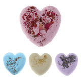 Maxbell Maxbell Heart Shaped Women Bubble Bath Salt Essential Oil Bomb Balls Pink Rose