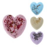 Maxbell Maxbell Heart Shaped Women Bubble Bath Salt Essential Oil Bomb Balls Pink Rose