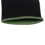 Maxbell Maxbell 1 Pair Black Sports Knee Sleeves Arthritis Pain Brace Wrap Black Green M