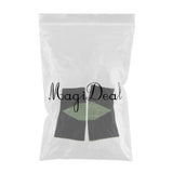 Maxbell Maxbell 1 Pair Black Sports Knee Sleeves Arthritis Pain Brace Wrap Black Green M