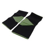 Maxbell Maxbell 1 Pair Black Sports Knee Sleeves Arthritis Pain Brace Wrap Black Green M