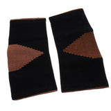 Maxbell Maxbell 1 Pair Black Sports Knee Sleeves Arthritis Pain Brace Wrap Black Orange L