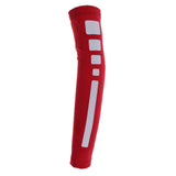 Maxbell Maxbell Sports Compression Arm Sleeve Elbow Protector Basketball Football XL red