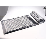 Maxbell Maxbell Spiky Acupressure Pillow Mat Set Acupuncture Massage Cushion Pad Kit Black