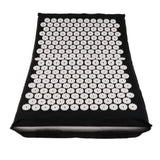 Maxbell Maxbell Spiky Acupressure Pillow Mat Set Acupuncture Massage Cushion Pad Kit Black