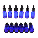 Maxbell Maxbell 12 Pieces Empty Essential Oil Bottle Glass Liquid Aromatherapy Dropper  10ML