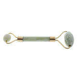 Maxbell Double Heads Natural Jade Stone Massage Roller Gua Sha Scraping Board Set