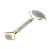 Maxbell Double Heads Natural Jade Stone Massage Roller Gua Sha Scraping Board Set