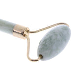 Maxbell Double Heads Natural Jade Stone Massage Roller Gua Sha Scraping Board Set