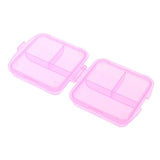 Maxbell Maxbell 5 Pieces Medicine Tablet Holder Organizer Dispenser Case Pill Box  pink