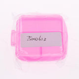 Maxbell Maxbell 5 Pieces Medicine Tablet Holder Organizer Dispenser Case Pill Box  pink