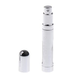 Maxbell Maxbell 12ml Fine Mist Sprayer Bottle Makeup Atomizer with Viewing Window Silver