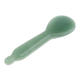 Maxbell 2 Pieces Jade Stone Guasha Board Chinese Gua Sha Scraping Face Massage Tool